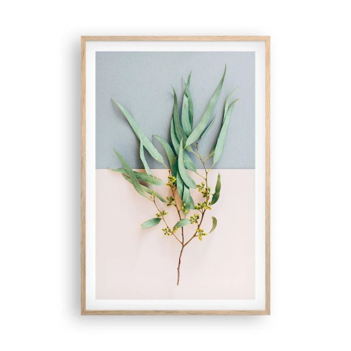 Poszter világos tölgy keretben - Pasztell finomság - 61x91 cm