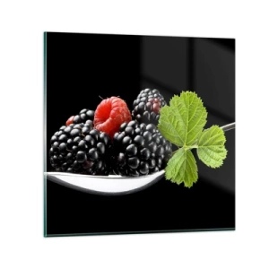 Üveg kép - A frissesség íze - 50x50 cm