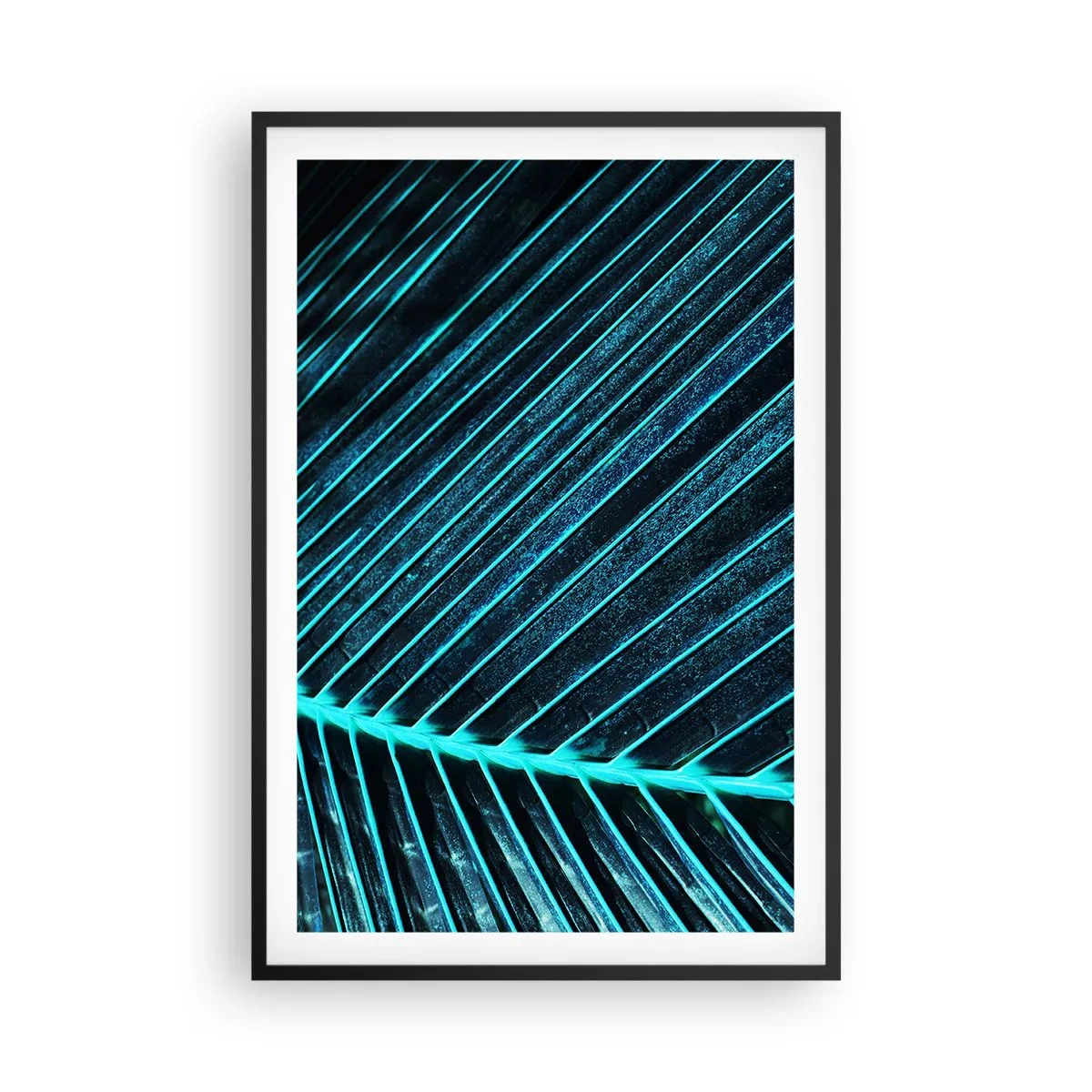 Poszter fehér keretben - A zöld textúrája - 61x91 cm