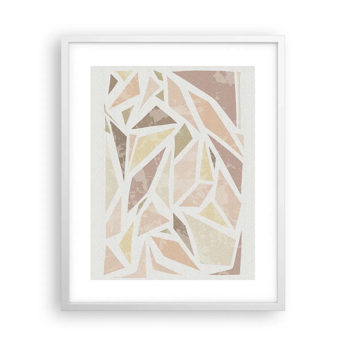 Poszter fekete keretben - Üvegfestmény kompozíció - 40x50 cm
