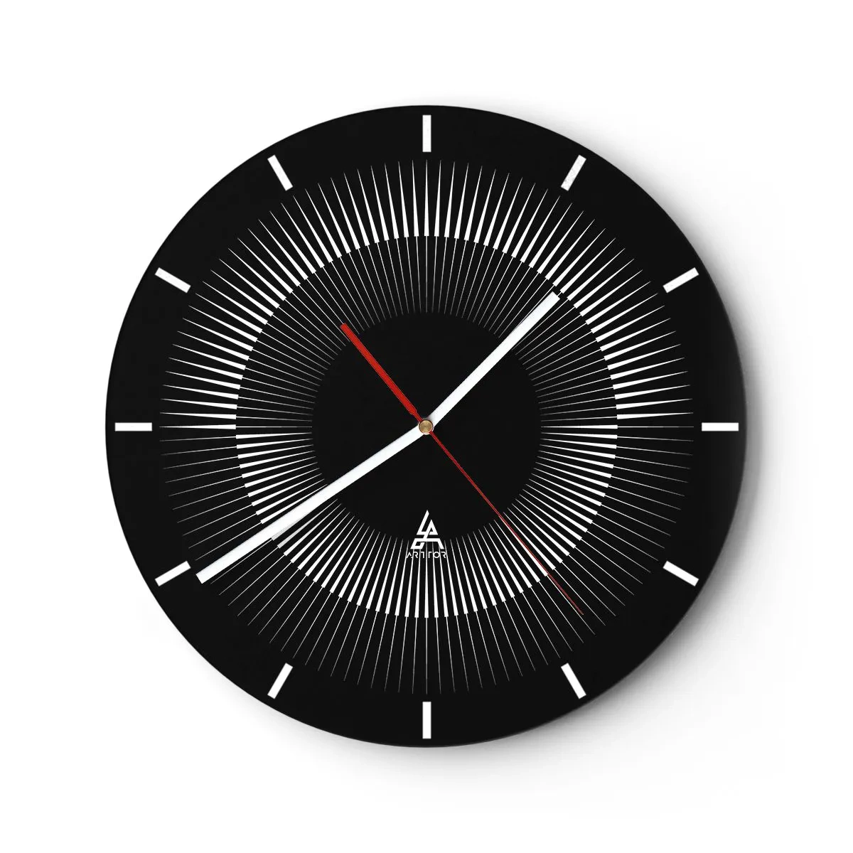 Falióra, Óra - Fekete Nap - 40x40 cm