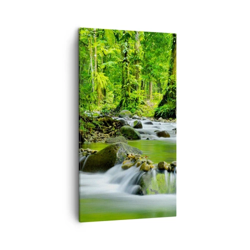 Vászonkép - Úszni a zöld tengerében - 45x80 cm