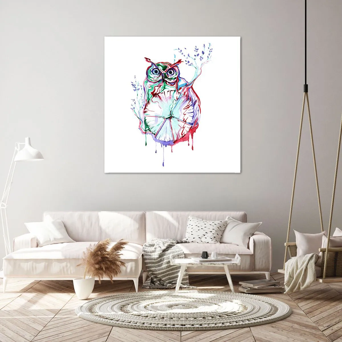 Vászonkép - Természeténél fogva bölcs - 50x50 cm