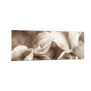 Üveg kép - Gyengéd, mint egy mosoly - 140x50 cm