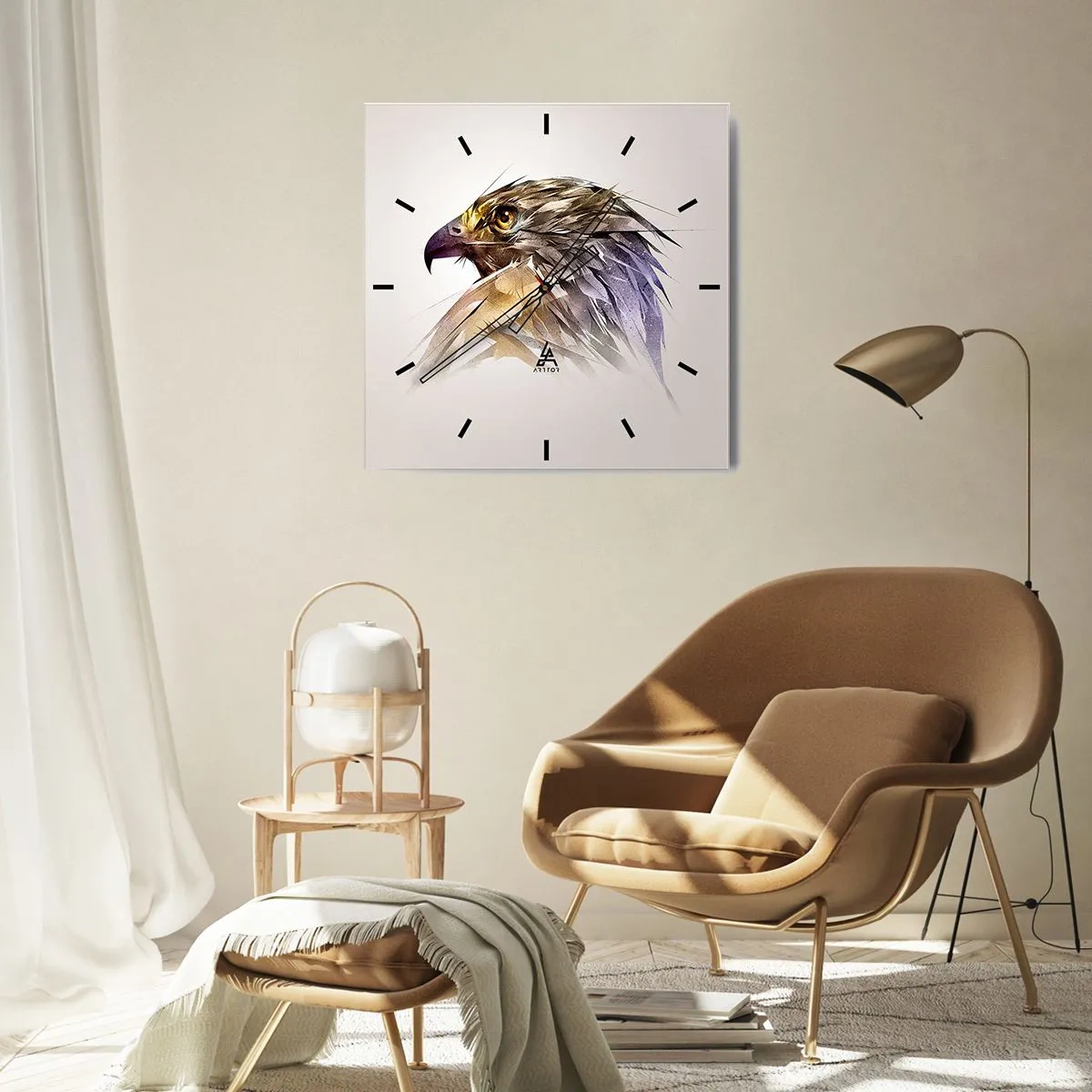 Falióra, Óra - Egy harcos portréja - 40x40 cm