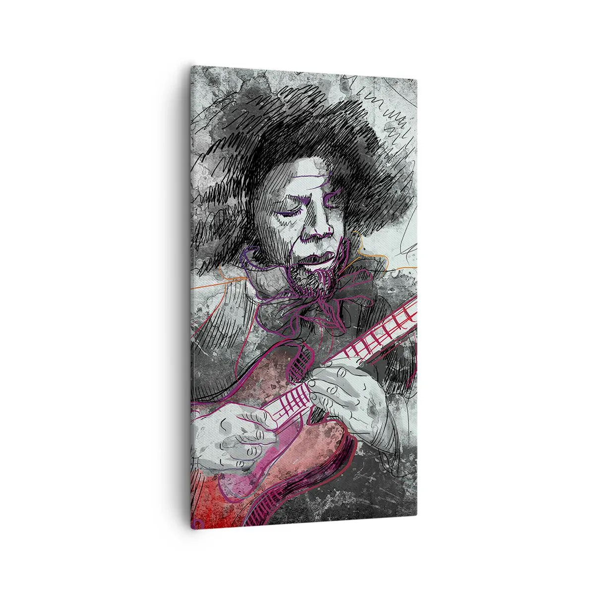 Vászonkép - A zene hullámain - 55x100 cm