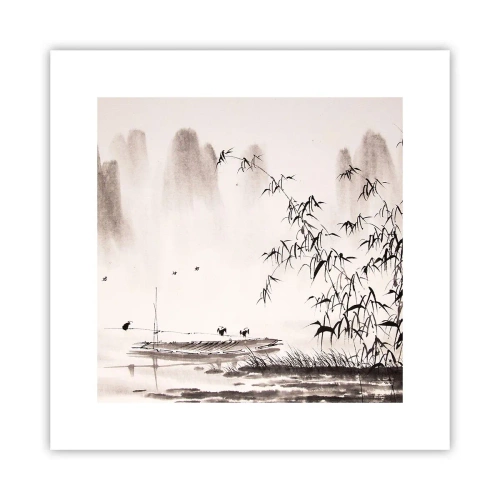 Poszter - A rizsföldek csendje - 30x30 cm