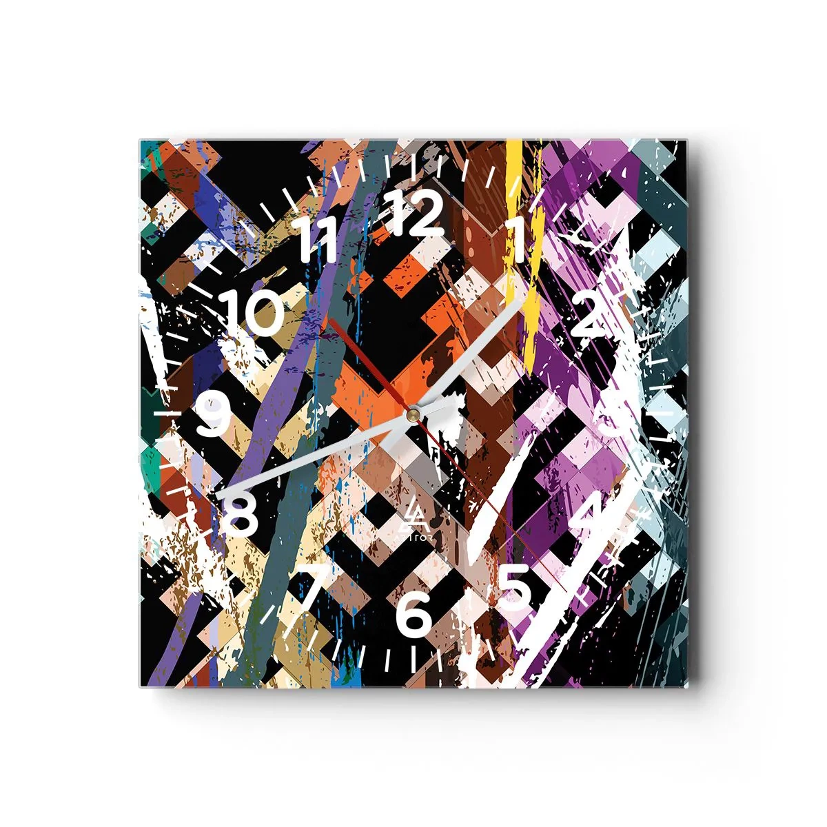 Falióra, Óra - A négyzeten - 40x40 cm