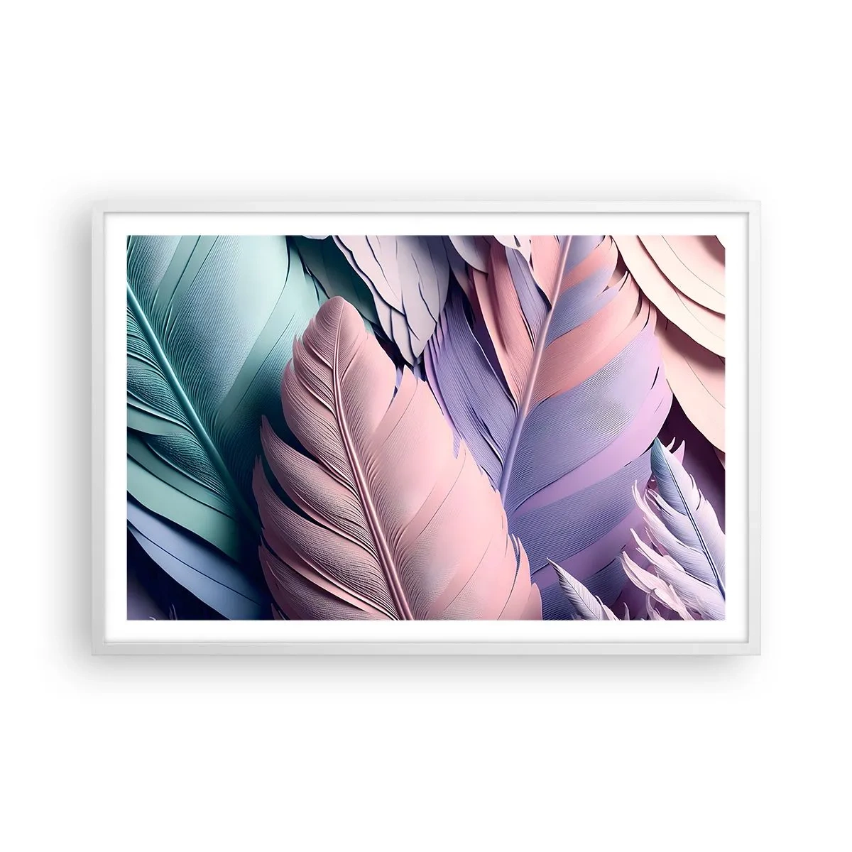 Poszter fekete keretben - Madár sikk - 91x61 cm