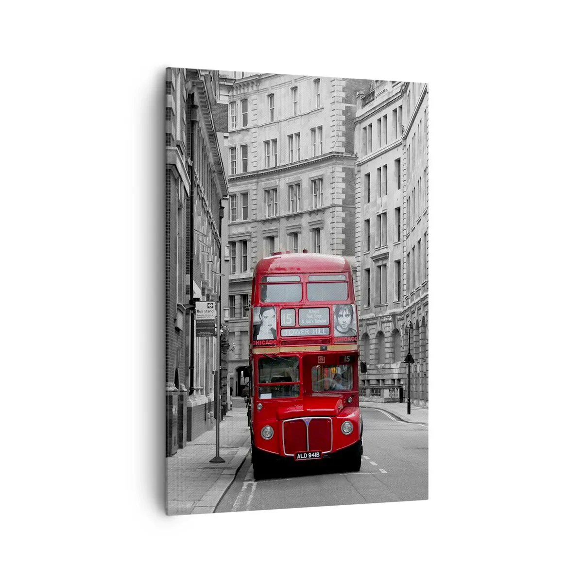 Vászonkép - A mindennapi életnek nem kell szürkének lennie - 80x120 cm