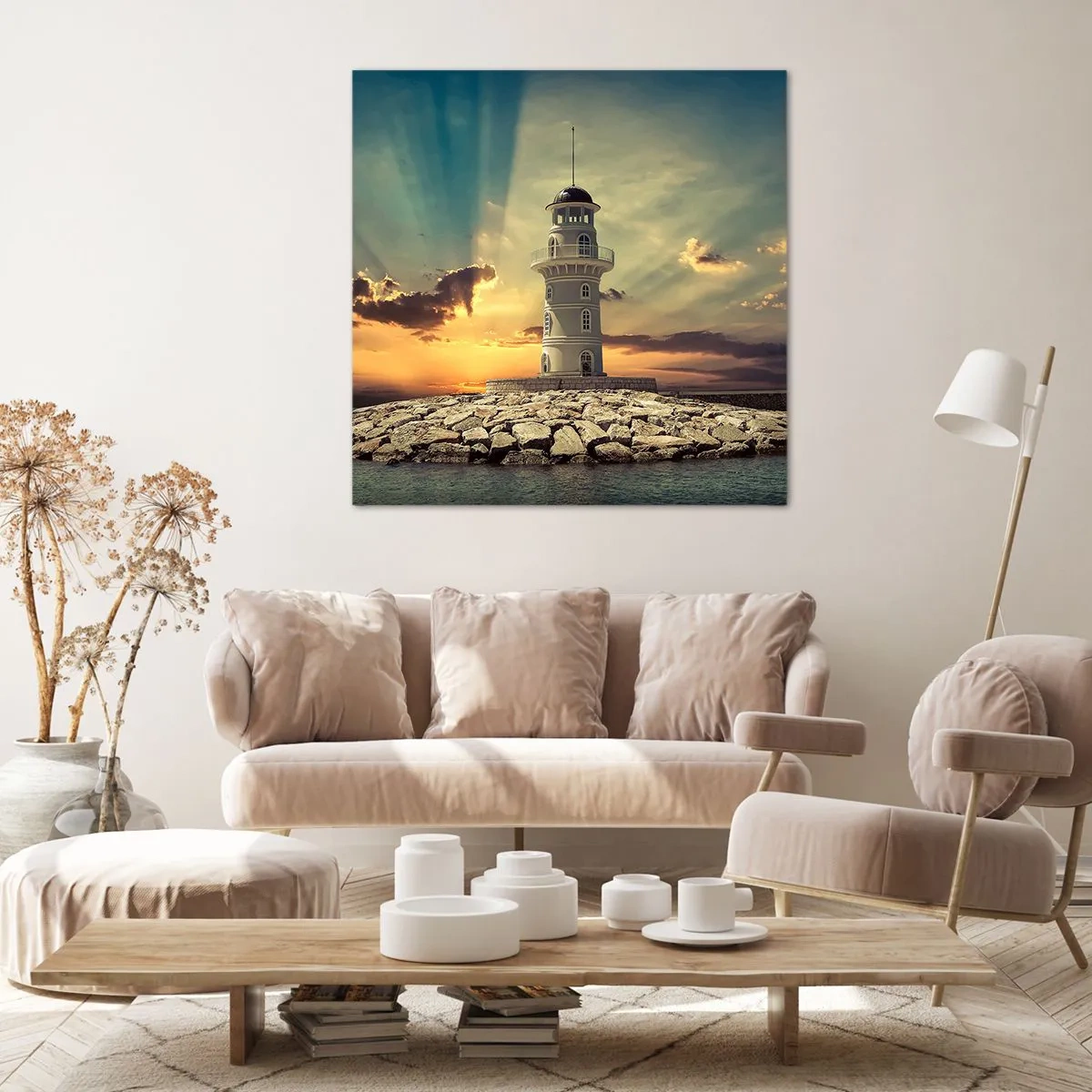 Vászonkép - Fény - Jóság - Szépség - 70x70 cm