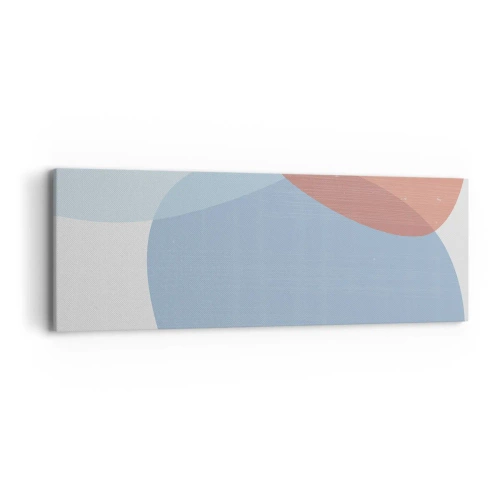 Vászonkép - Pasztell kapcsolatok - 90x30 cm