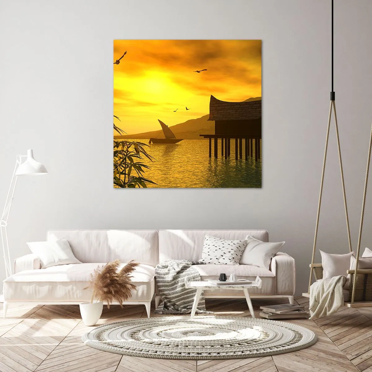 Vászonkép - A vágyott béke - 60x60 cm