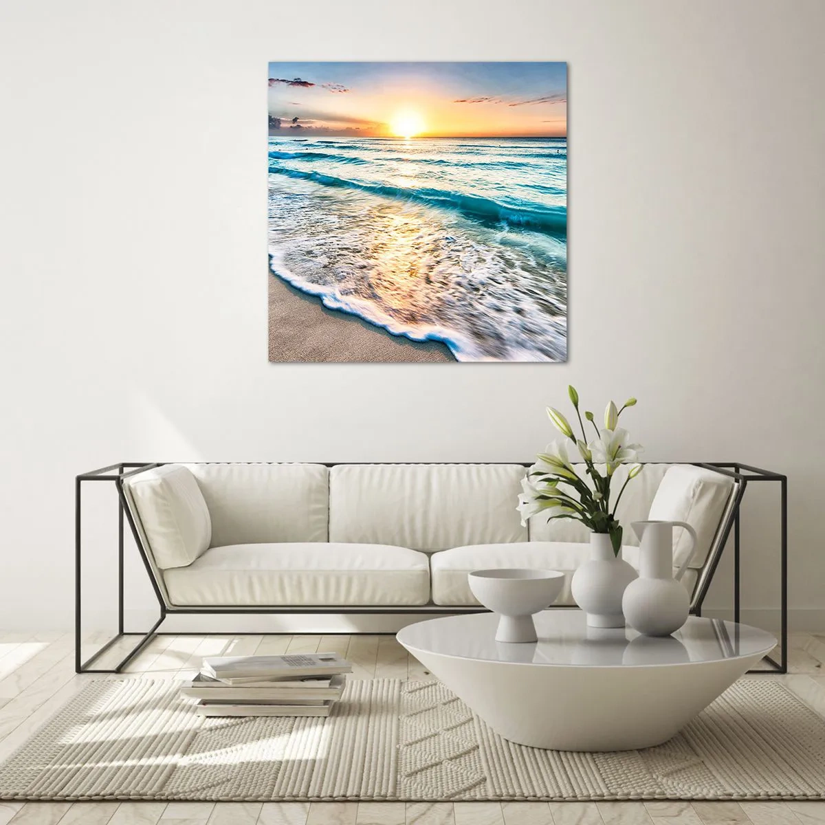 Üveg kép - Érdemes megnézni - 70x70 cm