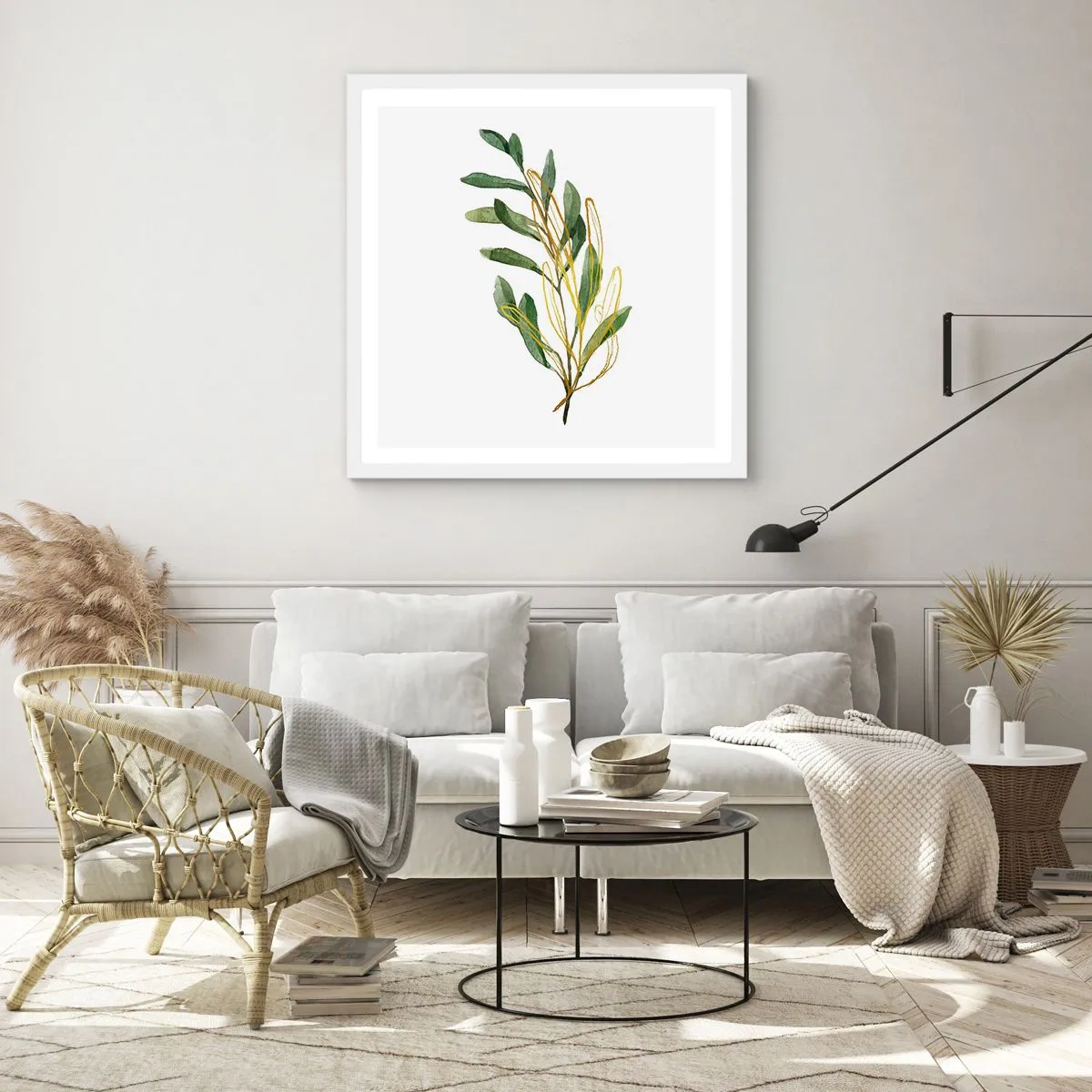 Poszter fekete keretben - Minden, ami jó - 30x30 cm