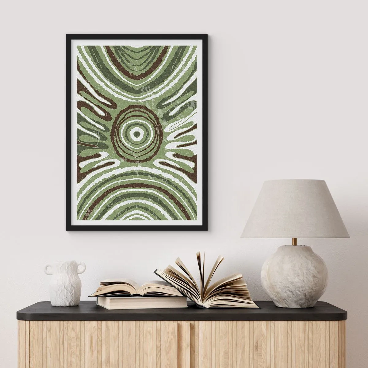 Poszter fehér keretben - Az érzelmek robbanása - 30x40 cm