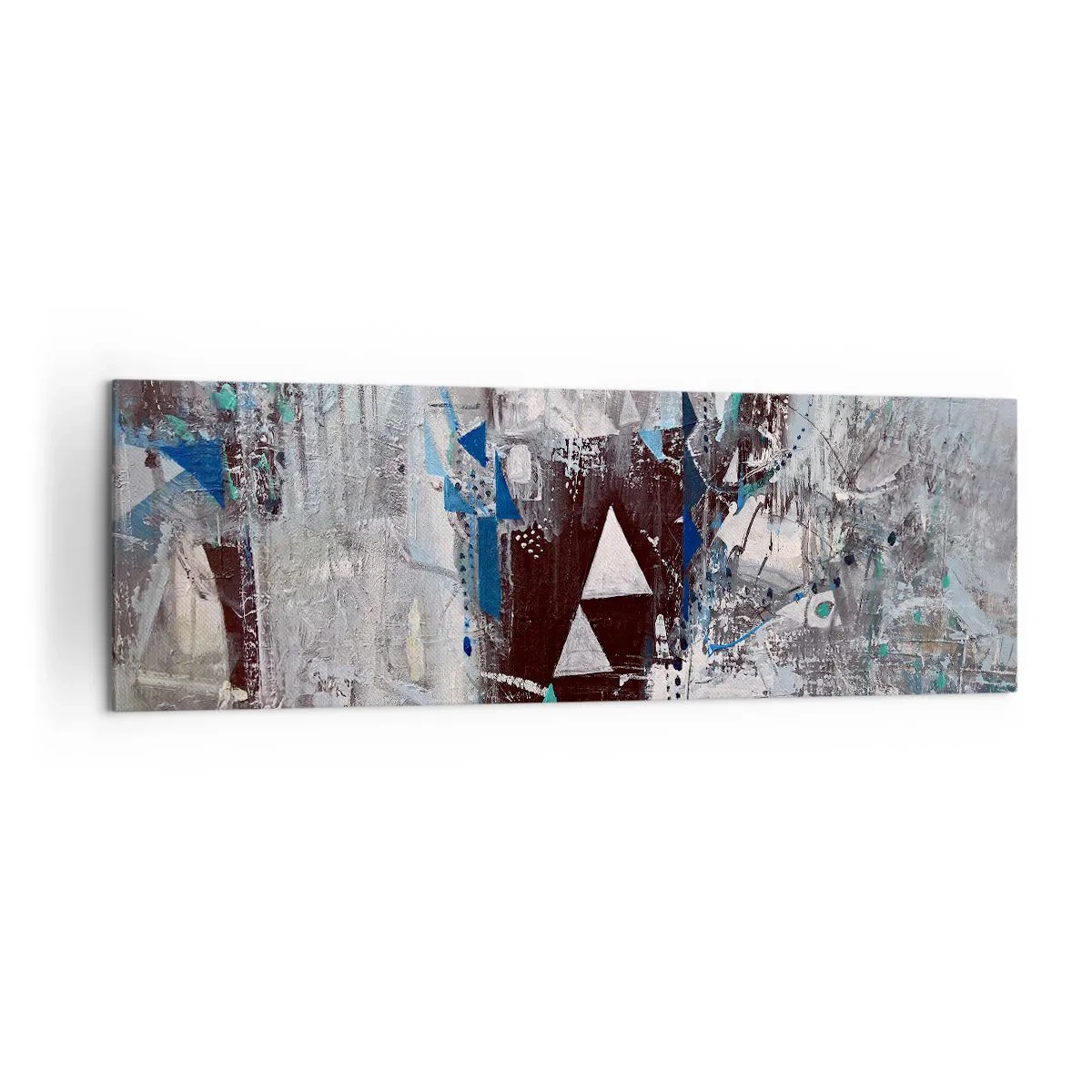 Vászonkép - A háromszögek felülíró sorrendje - 160x50 cm