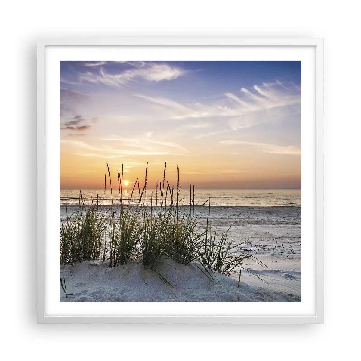 Poszter fekete keretben - Nézz, gondolkozz, érezz - 60x60 cm