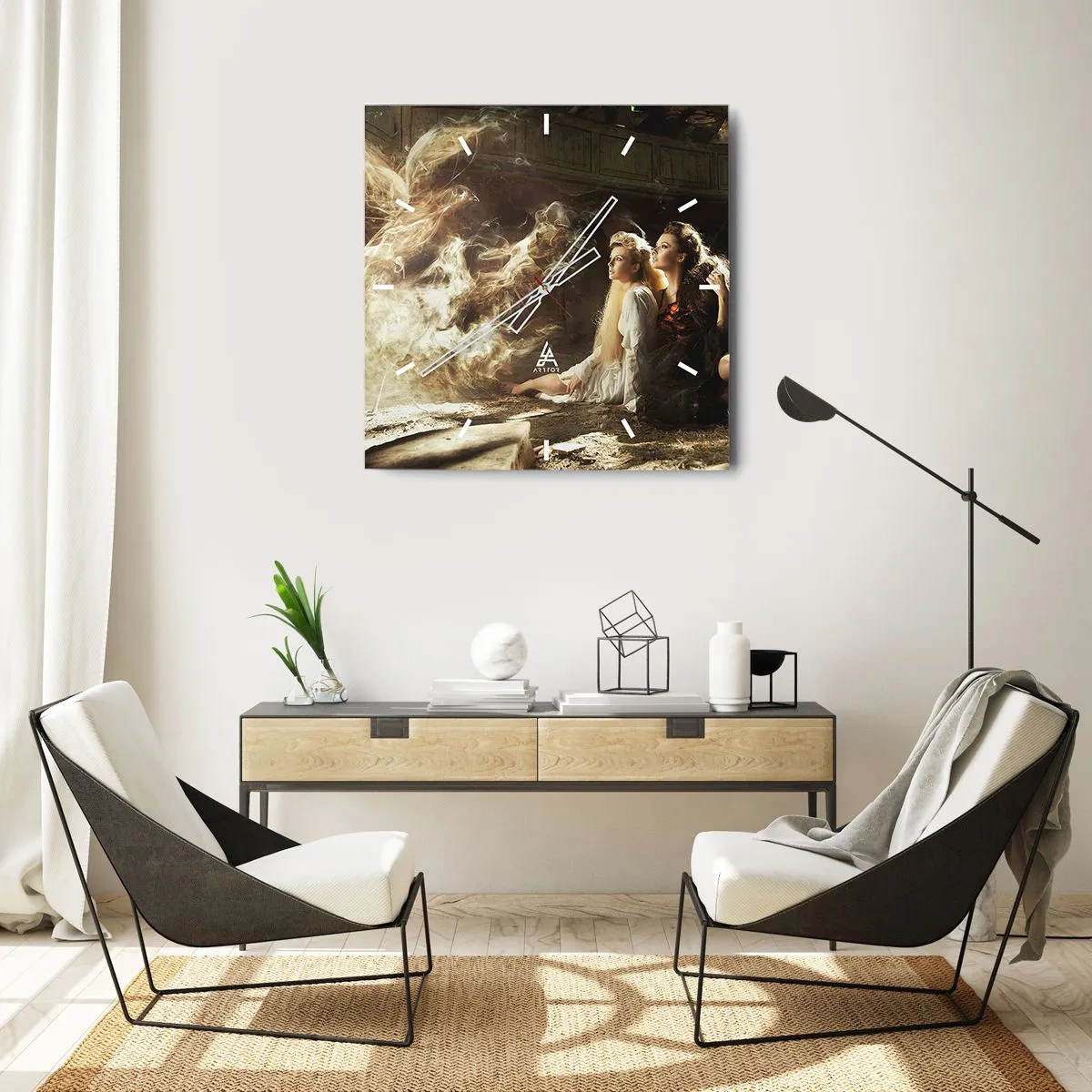 Falióra, Óra - És lett költészet - 30x30 cm