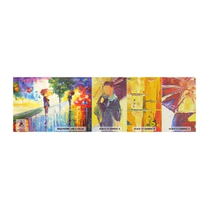 Fotótapéta Minta Premium Canvas - És minden világos - Park sugárút, Tájkép, fák - 100x30 cm