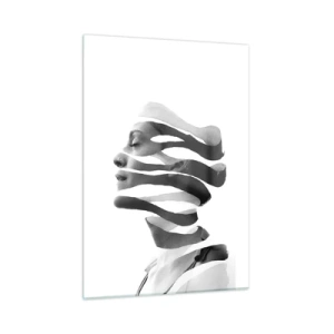 Üveg kép - Szürreális portré - 50x70 cm