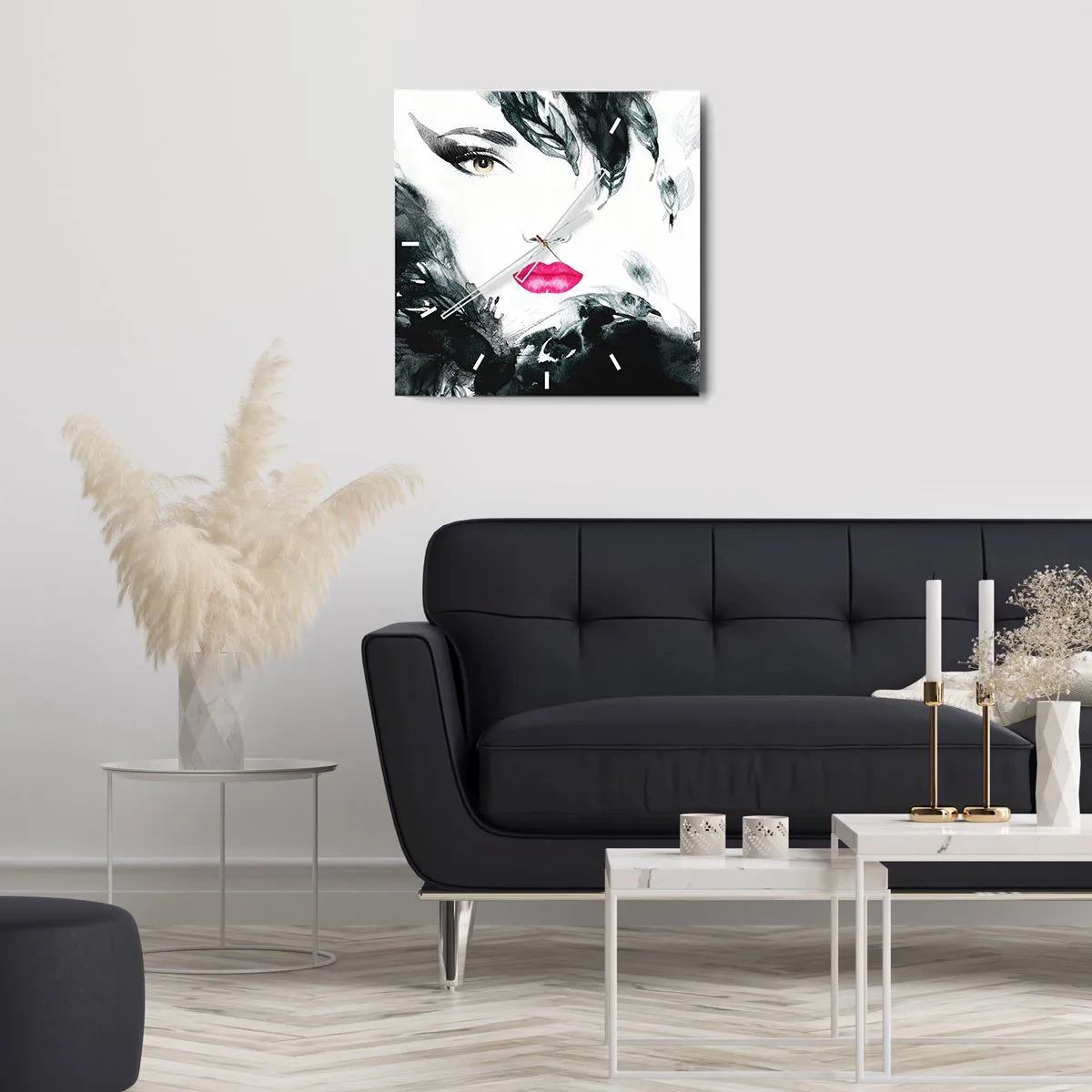 Falióra, Óra - Figyelem! Femme fatale - 30x30 cm