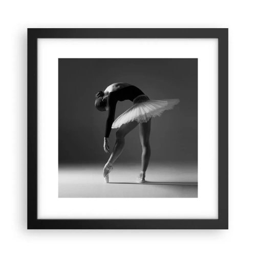 Poszter fehér keretben - Bella balerina - 30x30 cm