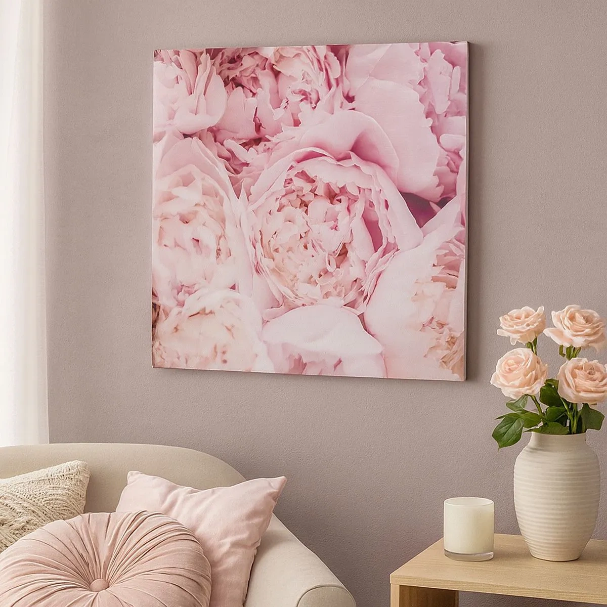 Vászonkép - Átölelve és illatos - 30x30 cm