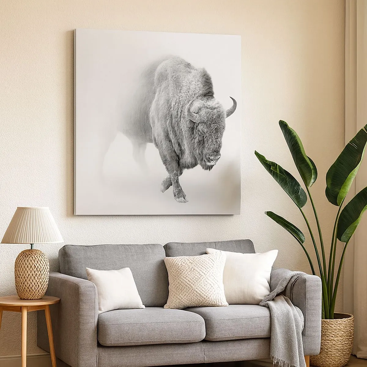 Vászonkép - A préri királya - 30x30 cm