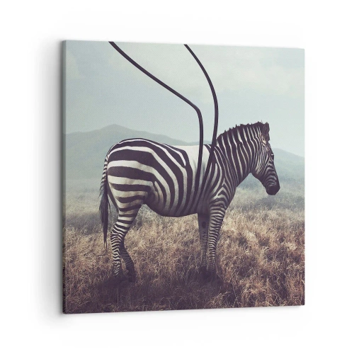 Vászonkép - Figyelem! Hiba - 50x50 cm