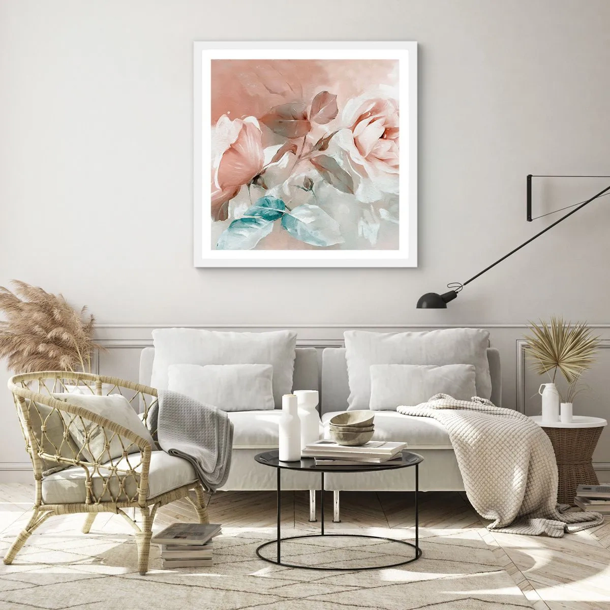 Poszter fekete keretben - A romantika szelleme - 60x60 cm