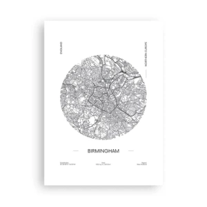 Poszter - Birmingham anatómiája - 50x70 cm