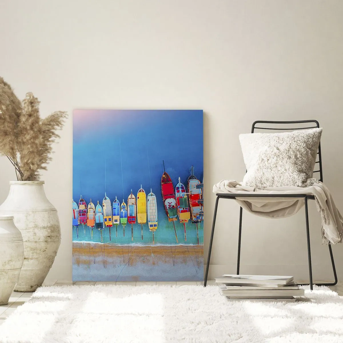 Üveg kép - Madártávlatból - 50x70 cm