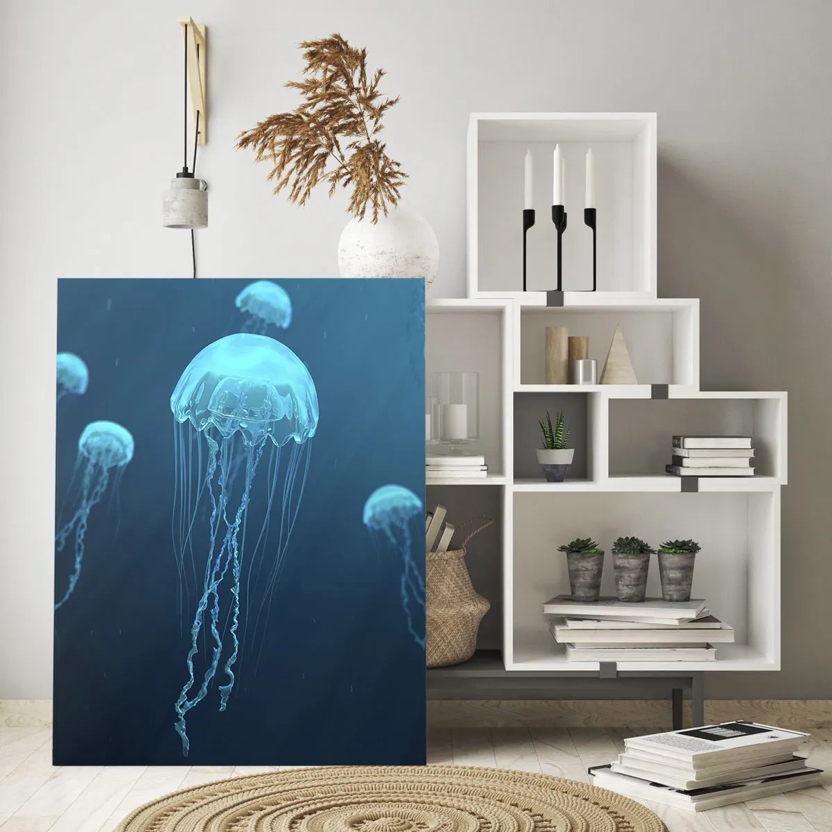 Üveg kép - Óceáni tánc - 50x70 cm
