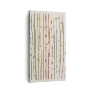 Vászonkép - Zenei színjegyzetelés - 45x80 cm