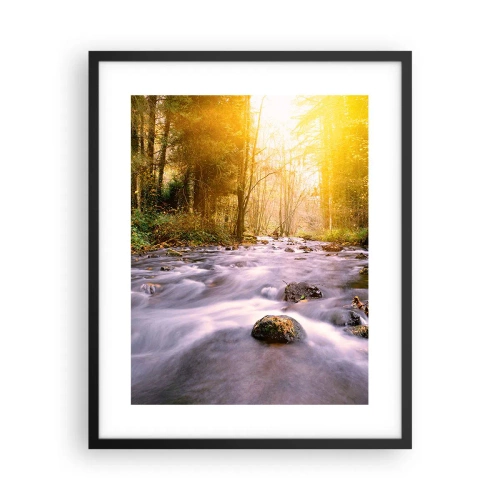 Poszter fehér keretben - Malachit ezüst és arany keretben - 40x50 cm