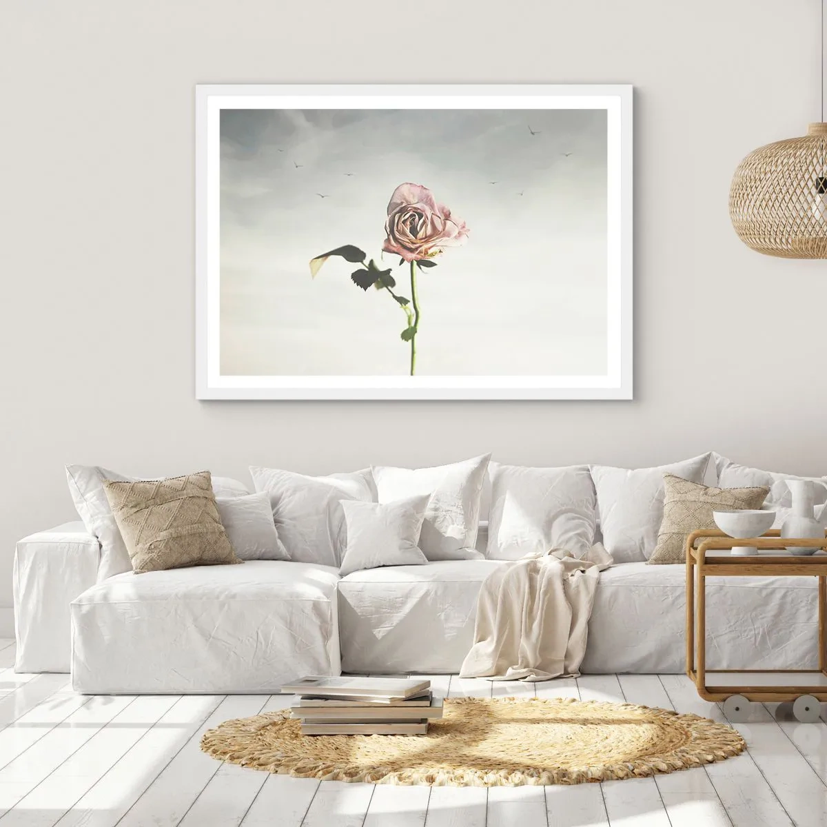 Poszter fekete keretben - Tavasz üdvözlése - 91x61 cm