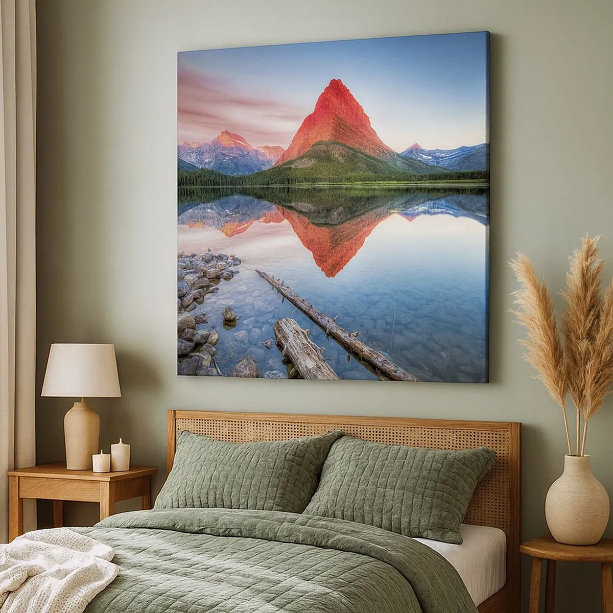 Vászonkép - Forróság és hideg - 30x30 cm