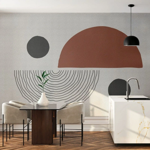 Öntapadós Fotótapéta Deluxe Sticker - A kerék tökéletessége - Absztrakció, Darab, Modern művészet - 250x175 cm
