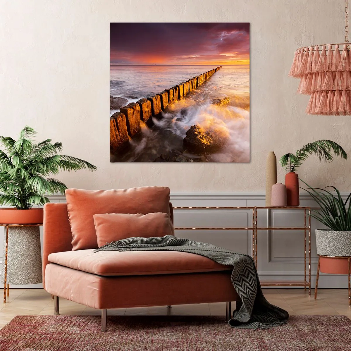 Vászonkép - A hullámok szelídsége - 70x70 cm