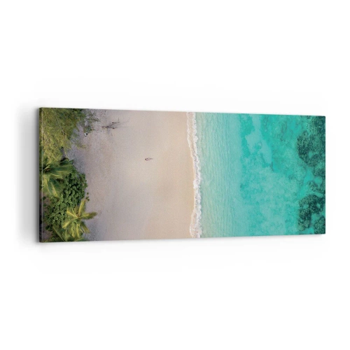 Vászonkép - Paradicsomi tengerpart - 100x40 cm