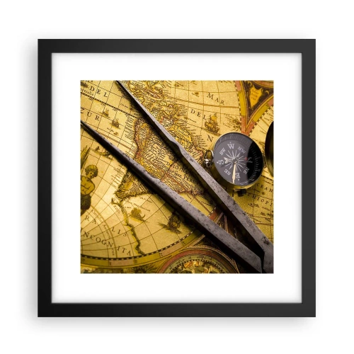 Poszter fehér keretben - Hol vannak ezek a kincsek? - 30x30 cm