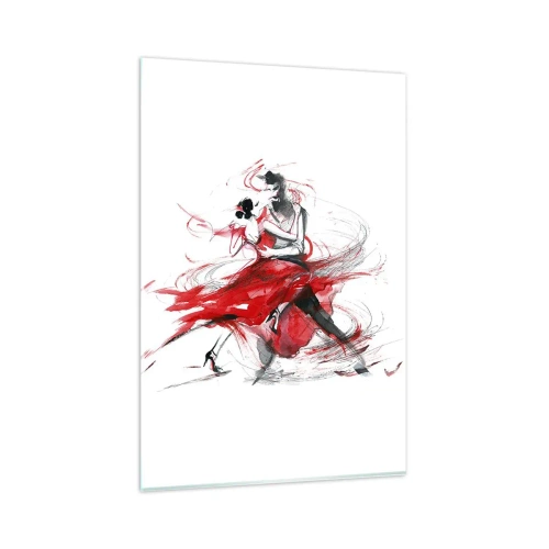 Üveg kép - Tango - a szenvedély ritmusa - 80x120 cm
