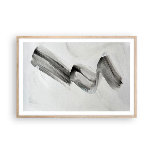 Poszter világos tölgy keretben - Csak a móka kedvéért - 91x61 cm