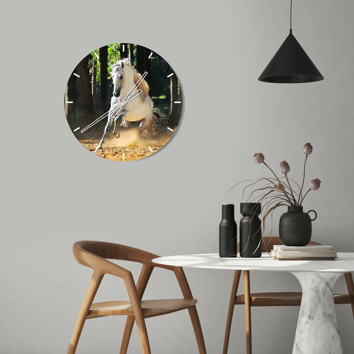 Falióra, Óra - Mint egy fantasy regényből - 40x40 cm