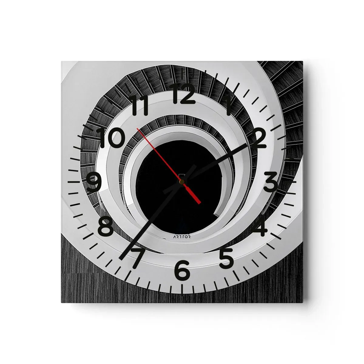 Falióra, Óra - Lényegre törő - 40x40 cm