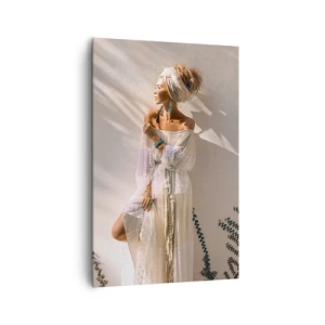 Vászonkép - A nap és a lány - 80x120 cm