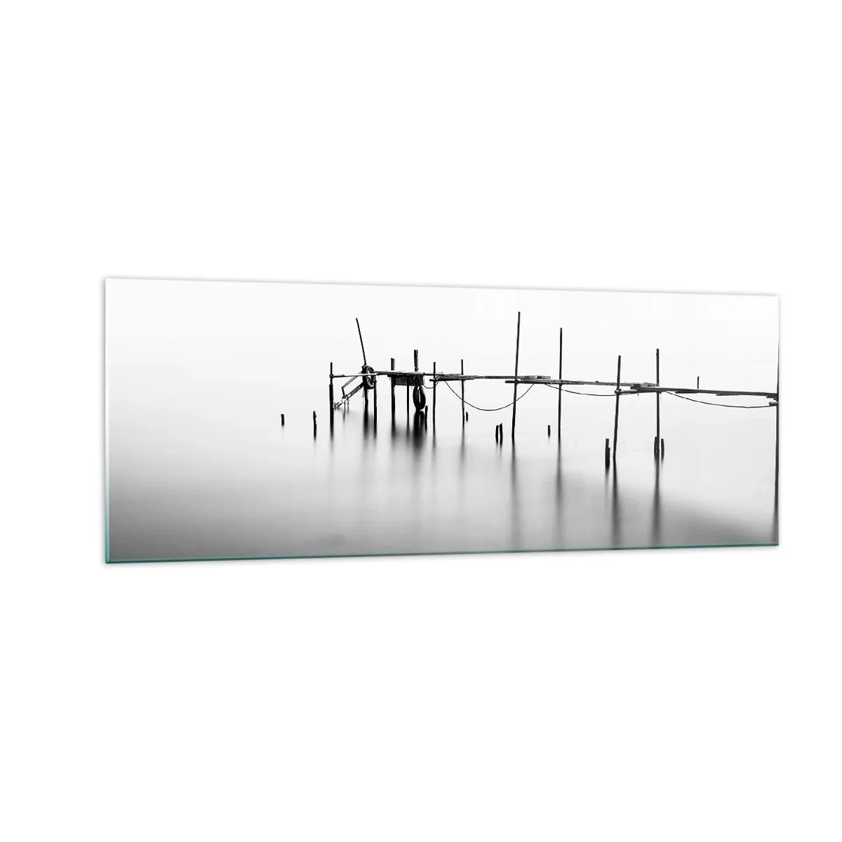 Üveg kép - Mi van, ha nincs világ? - 140x50 cm