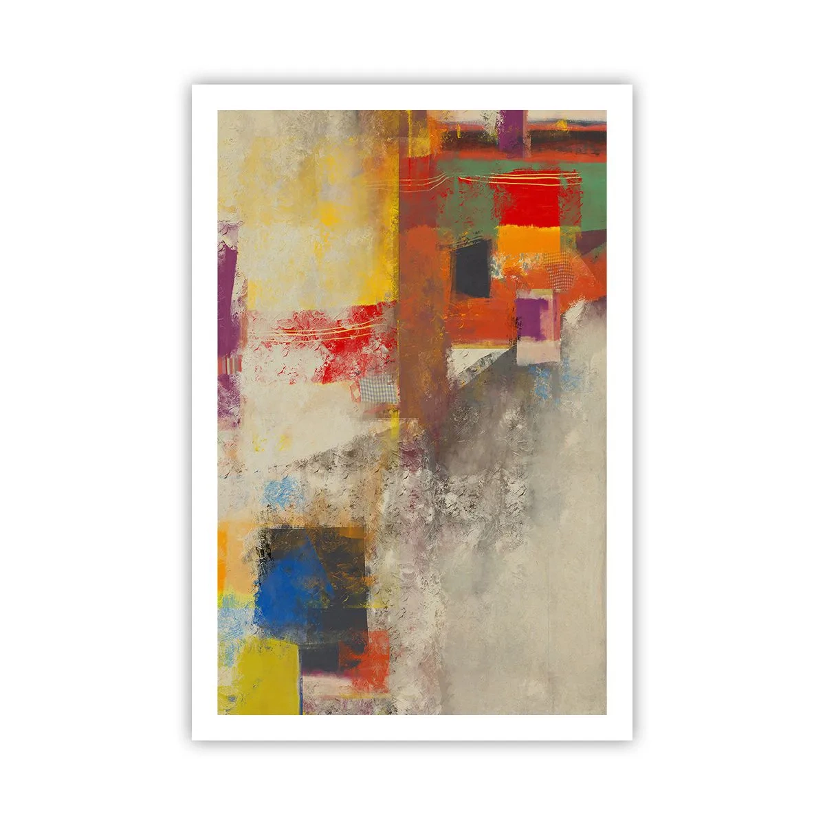 Poszter - Színgeometria - 61x91 cm