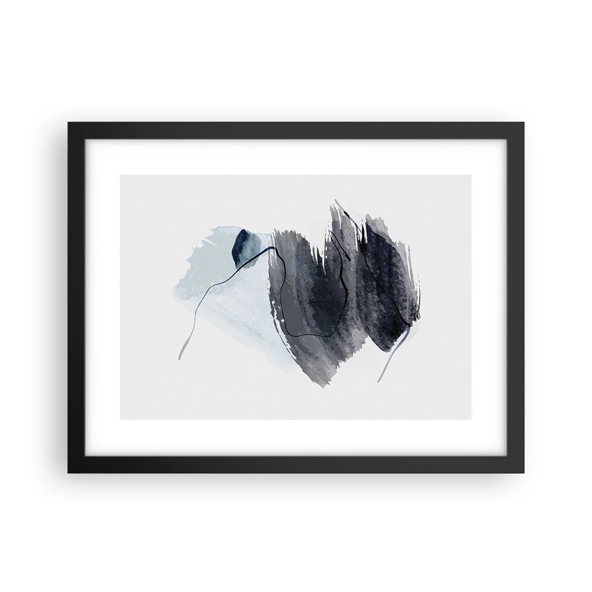 Poszter fehér keretben - Intenzitás és mozgás - 40x30 cm